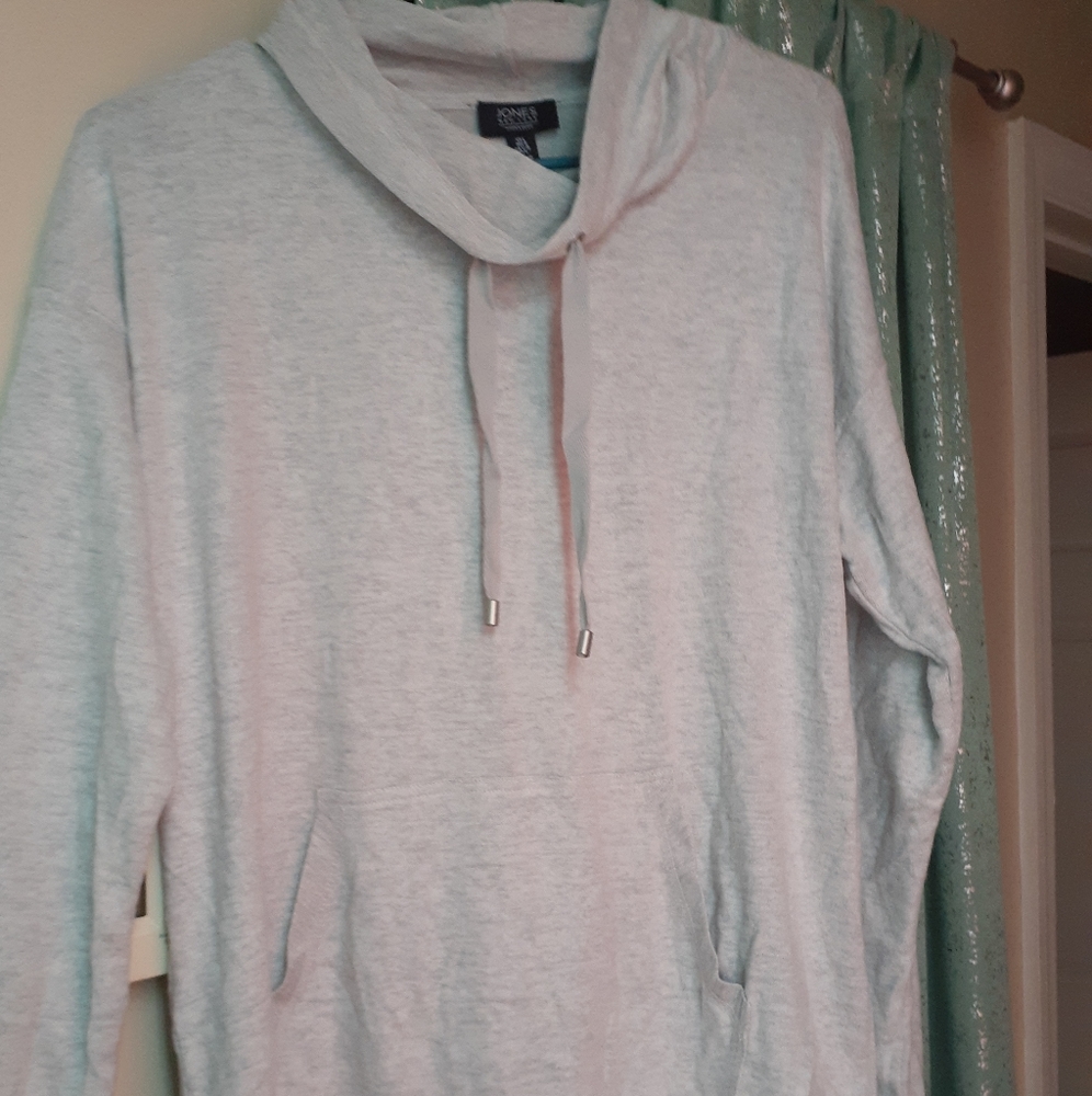 Jones New York Long Sleeve Cowl Neck Shirt